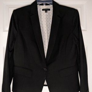Ann Taylor- Single Button Front- Dark Navy Blazer- Size 12
